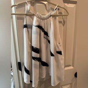 Joie Elegant Black and White Top